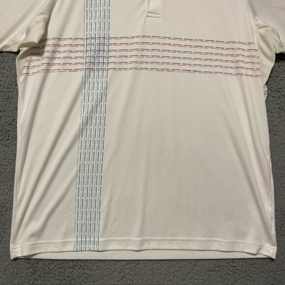Under Armour Golf Polo Mens XL HeatGear Loose White Athletic Golf Shirt Preppy - Picture 3 of 15